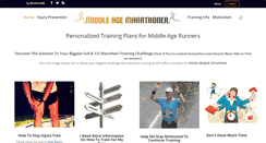 Desktop Screenshot of middleagemarathoner.com